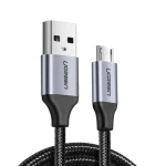 Ugreen micro USB Kábel QC 3.0 2.4A 1m čierna (60146)