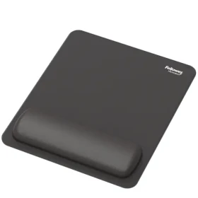 Fellowes Breyta čierna / Podložka pod myš a zápästie / 240 × 200 mm / Protišmyková základňa (100142555)