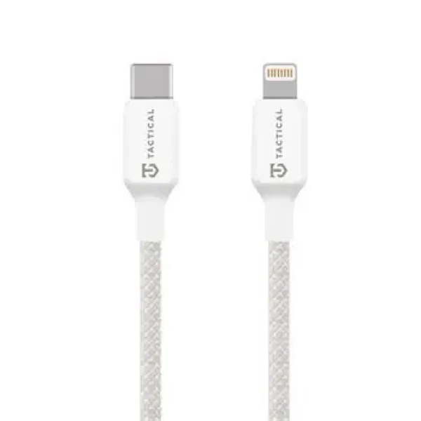Tactical Stitch Thread Cable USB-C/Lightning 2m White (57983126589)