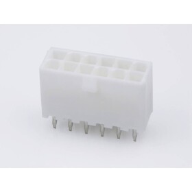 Molex vstavaná zásuvková lišta (štandardná) Počet pólov 12 Raster (rozteč): 4.20 mm 39296128 1 ks Bulk; 39296128