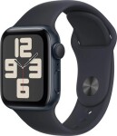 Apple Watch SE GPS 40mm Midnight Alu Sport M/L Čierny (MXE93QN/A)