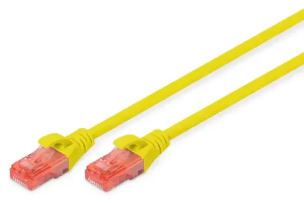 Digitus CAT 6 žltý / Patch kábel / U-UTP / AWG 26/7 / 2 m (DK-1612-020/Y)