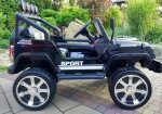 Mamido Elektrické autíčko Jeep Raptor 4x4 čierne