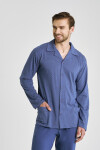 Taro Darek 3483 long/r M-2XL Z25/26 pánske pyžamo bez gombíkov džínovina XL