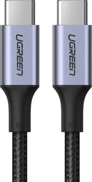Ugreen US316 Kábel USB-C (M) - USB-C (M) 2 m čierna / 100W (70429B)