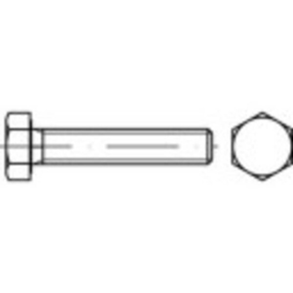 TOOLCRAFT TO-5436063 šesťhranná skrutka M10 20 mm vonkajší šesťhran ocel glavanizované zinkom 200 ks; TO-5436063