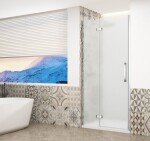 GELCO TRINITY CHROM dvere do niky ľavé, 900 matné sklo, GT1290ML-CH GT1290ML-CH