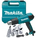 Makita HG6531CK / Teplovzdušná pištoľ / 2000W / teplota 50 ° - 650 ° C / množstvo vzduchu 200 - 550 l-min (HG6531CK)