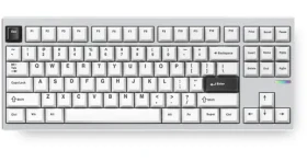 MCHOSE GX87 Ultra Vintage biela / herná bezdrôtová klávesnica / mechanická / Vintage White / 2.4GHz / BT / US Layout (MC-GX87-A7)