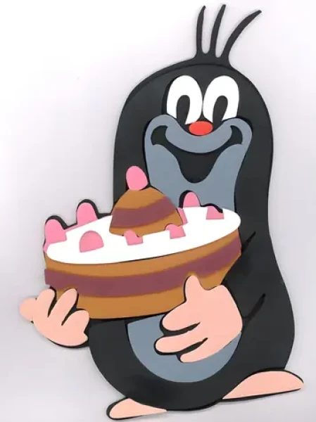 SPARKYS Penová dekorácia Krtko a torta