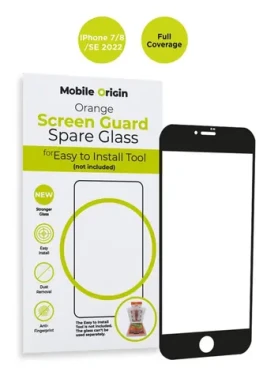 Mobile Origin Orange Screen Guard Spare Glass Apple iPhone 8/7/SE 2022/SE 2020 / náhradné sklo pre inštalačnú sadu (SGA-SP-SE22)
