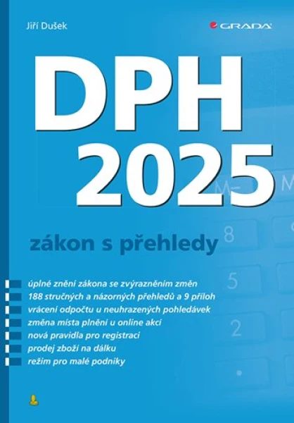 DPH 2025 - zákon s přehledy, Dušek Jiří