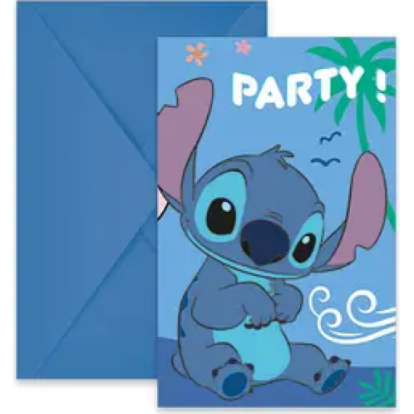 Pozvánka na párty Stitch 6 ks - Procos - Procos