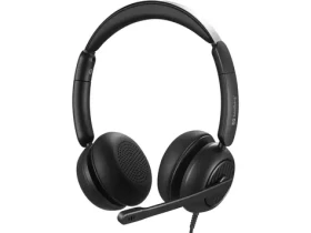 Sandberg 3in1 Office Headset Pro ENC čierna / slúchadlá s mikrofónom / 3.5 mm minijack + USB-A/C