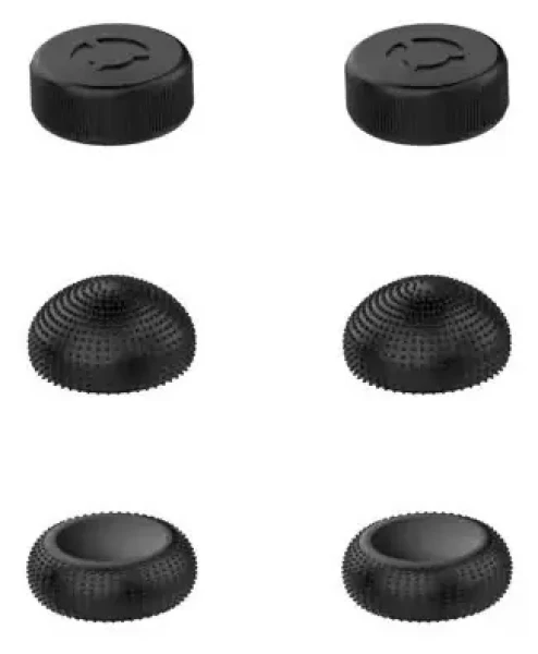 Lenovo Legion Go Joystick Caps Eclipse Black / Čiapočky na joystick / silikón / 6 ks / 3 typy / pre Legion Go (GXH1R61506)