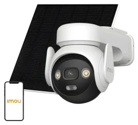 IMOU AOV PT Kit / Vonkajšia IP kamera + solárny panel / 2880 × 1620 px / Wi-Fi / 4G LTE / IP66 (IPC-B7ED-5M1TEA-EU/F)