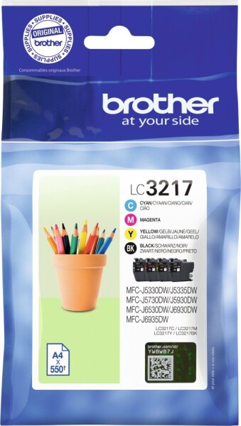 Brother Brother Toner LC3217VAL CMYK 4 x 550str