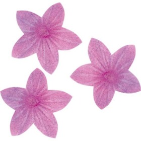 Kvety z jedlého papiera 400 ks 2 cm fialové - Dekora
