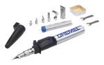 Dremel Versatip 2000-7 strieborno-čierna / Plynová spájkovačka / 7 hrotov / 550-1200 ° C / piezo zapaľovanie (F0132000KF)