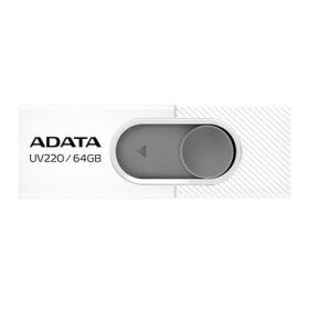 ADATA UV220 64GB bielo-šedá / Flash Disk / USB 2.0 (AUV220-64G-RWHGY)