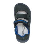 Chlapčenské sandále Barefoot PADY DENIM, protéza, tmavomodré - 21