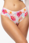 PEONY CHEEKIE PODPRSENKOVÉ NOHAVIČKY bílo-růžová XL