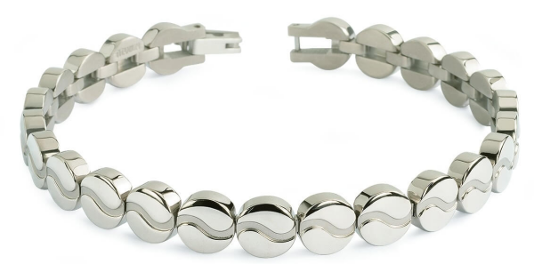 Boccia Titanium Módny titánový náramok 03023-01