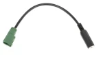 Calearo CAL-7132074 / Anténny adaptér / JACK 3,5 mm (F) - FAKRA (F) / 0,2 m