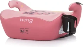 CHIPOLINO Podsedák Wing i-Size 125-150cm Isofix, Pink Mini BOSS (SDKWI0243PI)