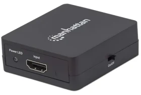 Manhattan HDMI Splitter 1080p čierna / Rozbočovač / 2 porty / max. 1920x1200 / HDMI 1.3b / USB napájanie (207652)