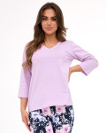 Cornette 389/463 Natalie 2 7/8 S-2XL dámske pyžamo lila XL