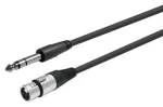 VivoLink XLR (F) - Jack 6,35 mm audio kábel 3M / Audio kábel / čierna (PROAUDXLRFJACKS3)