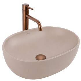 REA - Umývadlo na dosku Focus Taupe REA-U3228