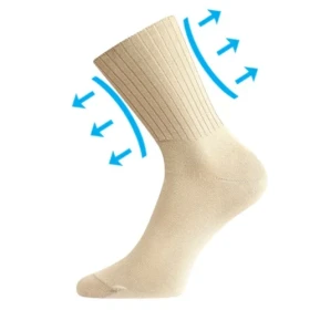 BOMA ponožky Diarten beige 3 páry 38-39 100585