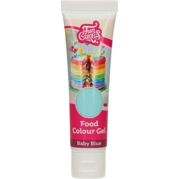 Gélová farba svetlomodrá 30 g - FunCakes - FunCakes