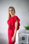 Dámske šaty Mirella model 125612 - Jersa 46 červená