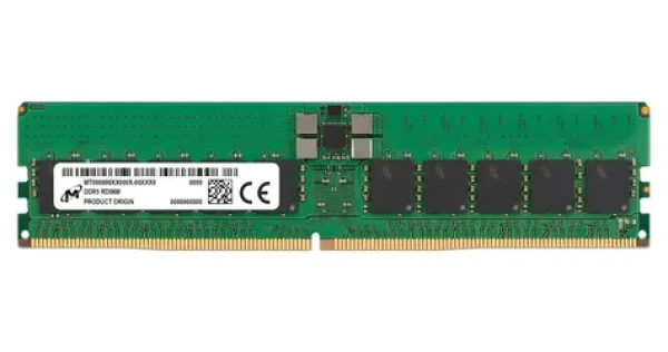 Micron 32GB DDR5-5600 RDIMM ECC / Operačná pamäť / CL46 / 2Rx8 / 1,1V (MTC20F2085S1RC56BR)