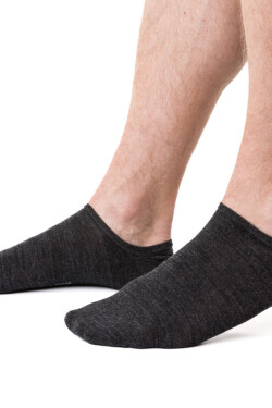 Pánske ponožky MERINO WOOL 130 GRAFITOVÁ MELANŽ 44-46