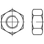 TOOLCRAFT TO-6860946 šesťhranné matice M6 DIN 934 mosaz 1000 ks; TO-6860946