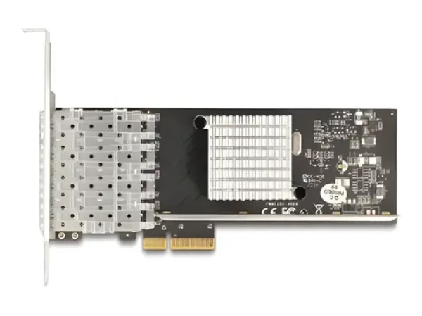 DeLock PCI Express x4 / Sieťová karta / 4X SFP Gigabit LAN / Intel i350 (88342)