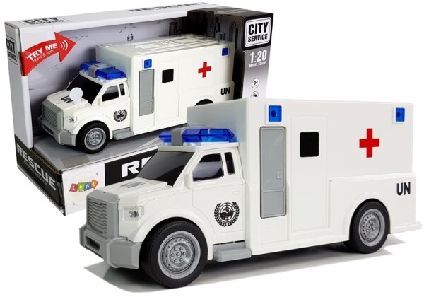 Mamido Auto Ambulancie s pohonom Ambulancie 1:20 so zvukom