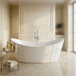 REA - Voľne stojaca vaňa FERRANO 180 cm REA-W0098