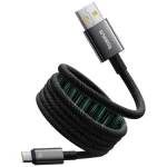 Baseus Tungsten (P10319805111-02) Magnetický nabíjací kábel USB-A/USB-C 100W 1m čierna (P10319805111-02)