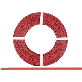 Donau Elektronik 225-080-25 opletenie / lanko 2 x 0.25 mm² červenohnedá 25 m; 225-080-25