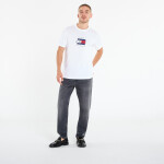 Tričko Tommy Hilfiger Linear Flag Graphic Tee White M