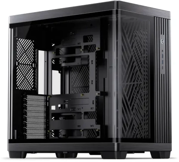 Jonsbo TK-4 čierna / Počítačová skriňa / Midi-Tower / ATX / tvrdené sklo (TK-4 BLACK)