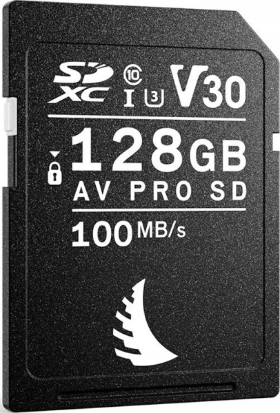 Angelbird AV PRO UHS I 128GB SDXC V30 Memory Card