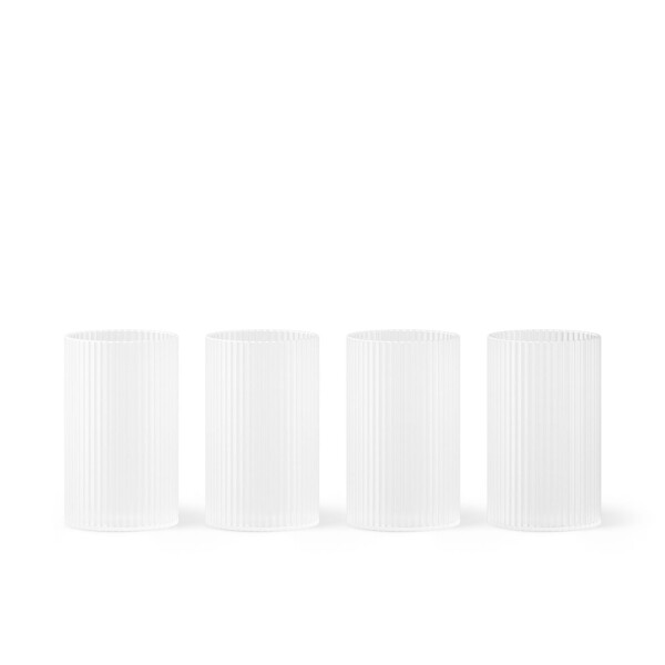 Ferm LIVING Poháre Ripple Frosted Verrines 150 ml – set 4 ks