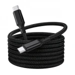 Magnetický kábel USB-C - USB-C 1 m čierny / Kábel / USB-C (M) - USB-C (M) (AKTBXKUCCMAG10B)
