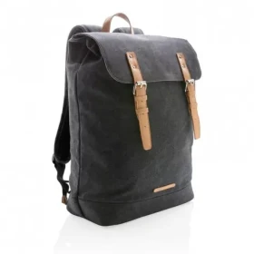XD Design Canvas čierna / Batoh pre notebook / do 15,6" / 19 L (P762.461)